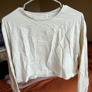 Alphalete logo white crop